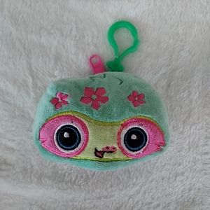 Radz Plusheez 2017 green mini bag clip on coin purse